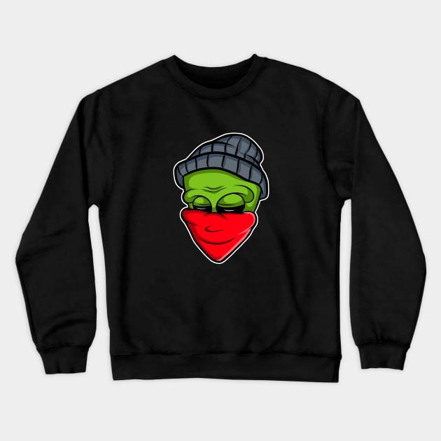 urban alien Crewneck Sweatshirt by Behold Design Supply